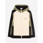 Gilet zipp  capuche sable