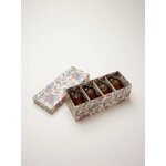 Gland � suspendre en verre par lot de 3 caramel