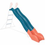 Glissi�re toboggan 2, 63 m pour enfants bleu / corail