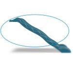 Glissi�re toboggan 2, 63 m - partie haute - module de remplacement bleu