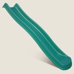 Glissi�re toboggan double vague pour portiques � plateformes h120 cm vert