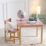Globe terrestre enfant - golbi rose