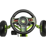 Goart / kart avec volant sonore et pneus � air noir et vert