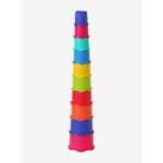 Gobelets de bain en plastique à empiler multicolore Gobelets de bain en plastique à empiler multicolore