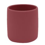 Gobelet bb - verre en silicone terracotta
