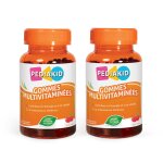 Gommes multivitamin�es �nergie vitalit� immunit� 60 oursons x2 multicolore