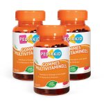 Gommes multivitamin�es �nergie vitalit� immunit� 60 oursons x3 multicolore