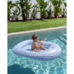 Gonflable pour enfants barque pvc bleu