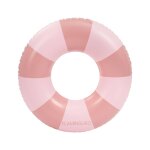 Gonflable pour enfants donut pvc double valve rose