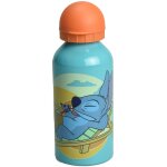 Gourde aluminium 40 cl lilo & stitch bouchon anti - fuites bleu clair
