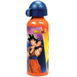 Gourde en aluminium dragon ball z 520 ml bouchon � clapet noir / bleu / bleu
