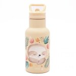 Gourde pour enfant en inox isotherme beige Gourde pour enfant en inox isotherme beige