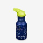 Gourde inox 355 ml bouchon sport bleu