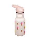 Gourde inox 355 ml bouchon sport rose