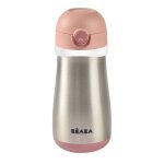Gourde inox d'apprentissage nomade 350 ml rose Gourde inox d'apprentissage nomade 350 ml rose