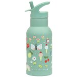Gourde isotherme joie (350 ml) vert d'eau, rose, jaune
