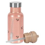 Gourde isotherme � paillettes cherry rose, rouge, vert