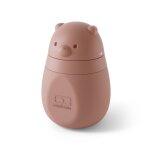 Gourde r�utilisable avec t�tine en silicone 150ml yummy rose blush