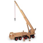 Grand camion grue beige Grand camion grue beige