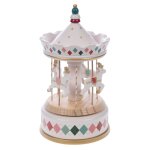 Grand carrousel de no�l renne multicolore
