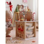 Grand cube d'activits des 4 saisons en bois fsc bois