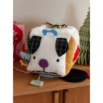 Grand cube d'activit�s en tissu eveil & sensoriel multicolore
