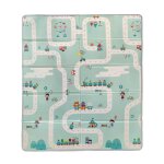 Grand tapis d'veil rversible circuit petites voitures / ani