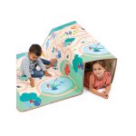 Grand tapis pliable r�versible - beige