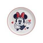 Grande assiette anti - derapante minnie collector rose