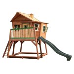 Grande cabane enfant haute vert