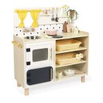 Grande cuisine en bois �quip�e beige
