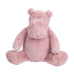 Grande peluche b�b� cl�o l'hippo 30cm rose