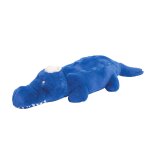 Grande peluche pour bb - crocodile bleu