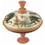 Grande toupie dino beige