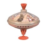 Grande toupie musiciens beige Grande toupie musiciens beige