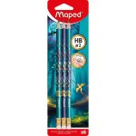 Graphites crayons � papier vert