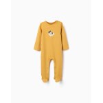 Grenouill�re en coton � imprim� jaune