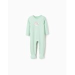 Grenouill�re en coton � imprim� vert clair