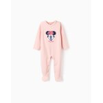 Grenouillère polaire avec broderie minnie rose foncé Grenouillère polaire avec broderie minnie rose foncé