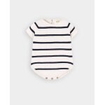 Grenouill�re � rayures pour b�b� blanc