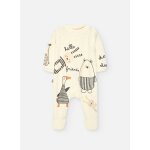 Grenouillere en velours blanc Grenouillere en velours blanc