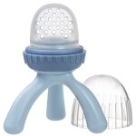 Grignoteuse b�b� avec embout silicone bleu