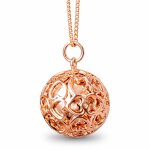 De grossesse collier cage de coeurs rose