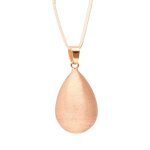 De grossesse collier goutte effet bross� rose