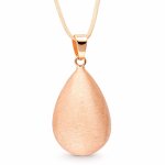 De grossesse collier goutte effet bross� rose