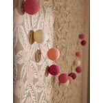 Guirlande boules lumineuse avec interrupteur framboise