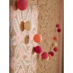 Guirlande boules lumineuse avec interrupteur framboise