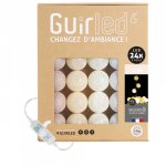 Guirlande boule lumineuse led usb veilleuse 2h coton