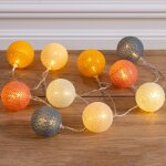 Guirlande led 10 boules - oya multicolore