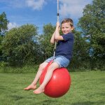 Hangyball - ballon bou�e pour portique balan�oire 1, 9 m - 2, 5 m. pour enfants rouge